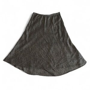 Printed Midi A-Line Skirt